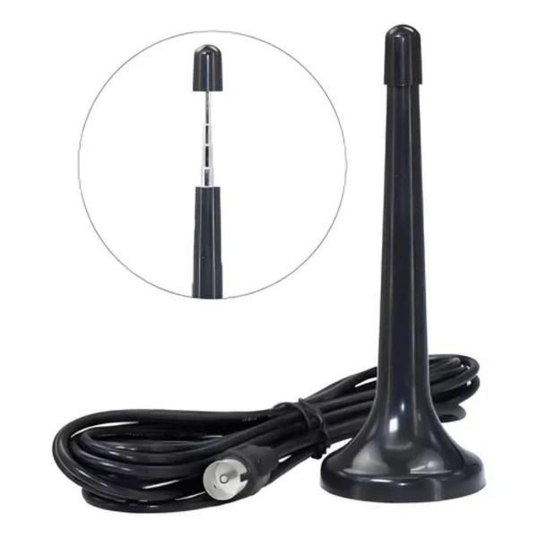 Imagem de Antena para TV Digital 5DBI VHF/UHF/HDTV/FM ANZ-25 - Exbom