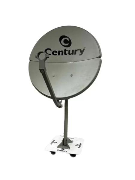 Imagem de Antena Parabólica Century 60 cm Banda Ku Receptor Midiabox Century Kit Completo