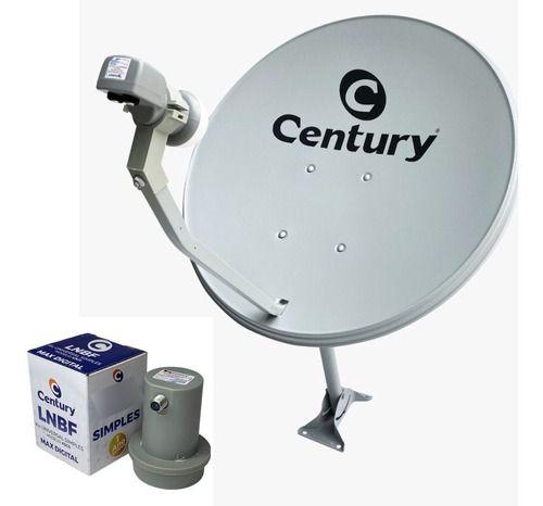 Imagem de Antena Parabólica Century 60cm Banda Ku 5g Com Lnb Simples