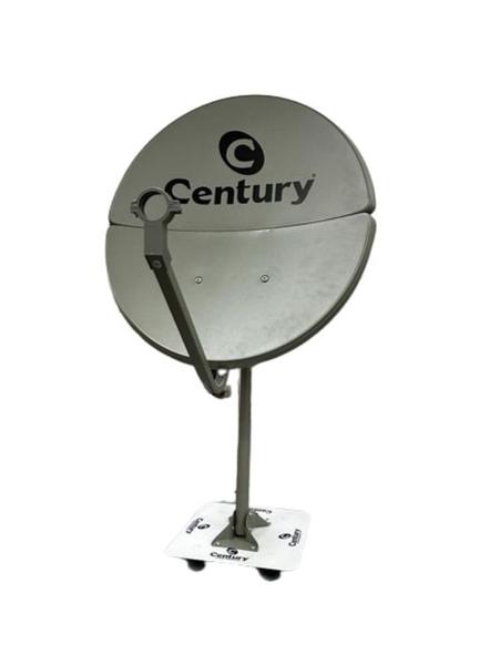 Imagem de Antena Parabólica Century 60cm Banda Ku Receptor Midiabox B7 Century Kit Completo