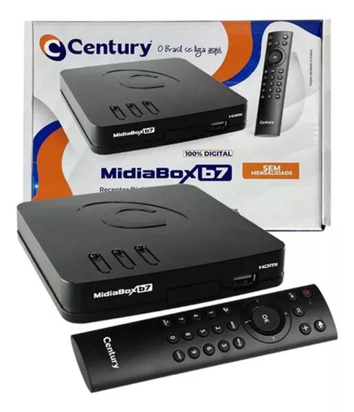 Imagem de Antena Parabólica  Digital Century  kit Completo com Mídia Box B7