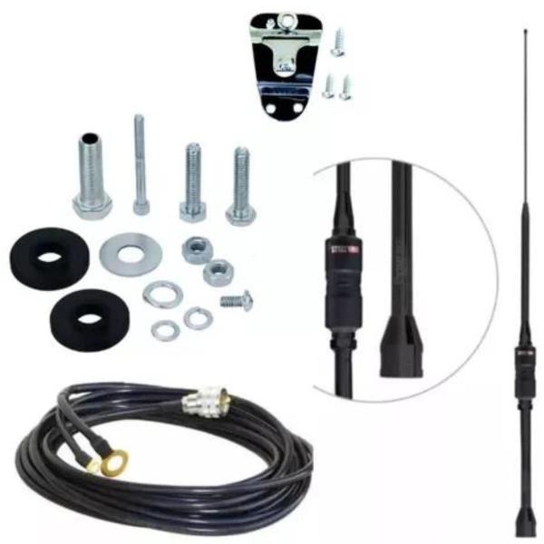 Antena Px Steelpar Black Suport Ptt De Blinde Mod. Argentina Imagem de Antena Px Steelpar Black Suport Ptt De Blinde Mod. Argentina