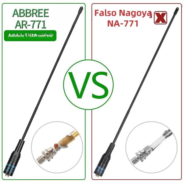 Imagem de Antena SMA Fêmea de Banda Dupla para Baofeng UV-5R, UV-S9 Plus, UV-13, UV-21 Pro, Quansheng UV-K5 e outros Walkie Talkies