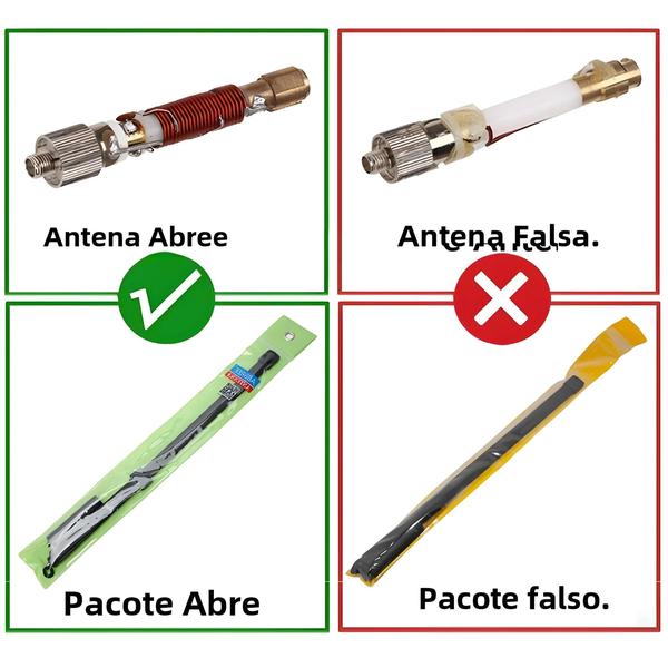 Imagem de Antena Tática Dobrável VHF/UHF SMA-Fêmea para Baofeng UV-13PRO/UV-5R/Quansheng