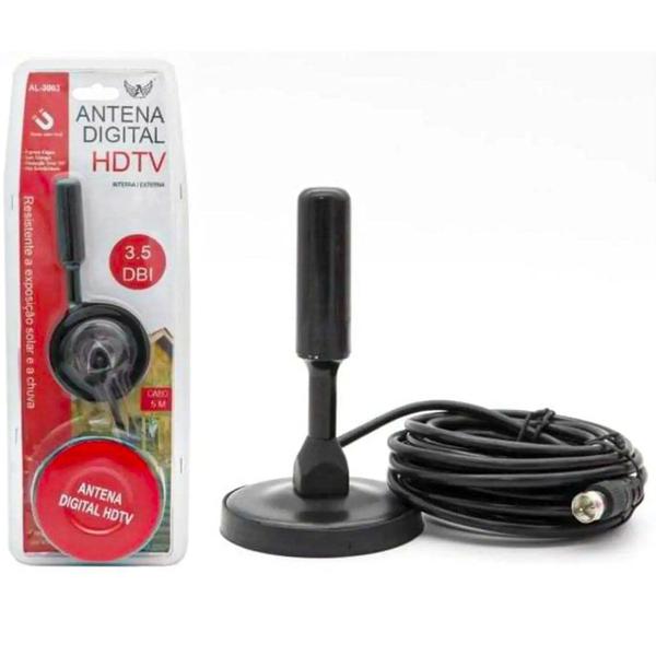 Antena Tv Digital (interna/externa) Prova Agua E 5m Cabo - Altomex Imagem de Antena Tv Digital (interna/externa) Prova Agua E 5m Cabo
