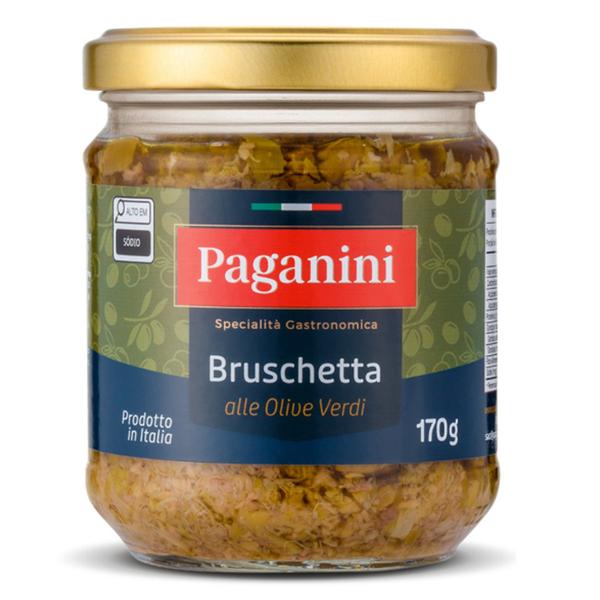 Imagem de Antepasto Bruschetta Azeitona Verde  PAGANINI 170g