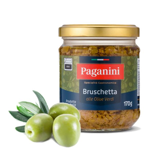 Imagem de Antepasto Bruschetta Azeitona Verde  PAGANINI 170g