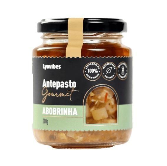 Imagem de Antepasto De Abobrinha Gourmet Lyovibes 200G