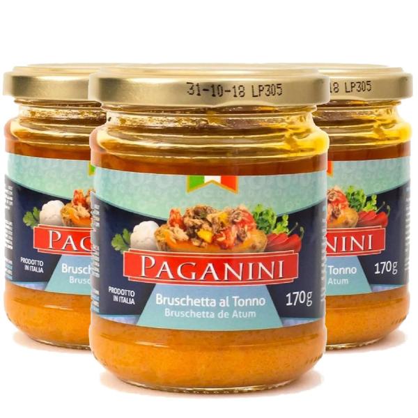 Imagem de Antepasto Paganini Bruschetta Atum 170G (3 Vidros)