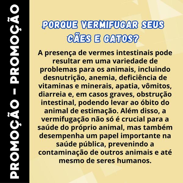 Imagem de Anti Carrapatos Vermes Pulga - 4 Comp Mastigáveis 30 A 60kg