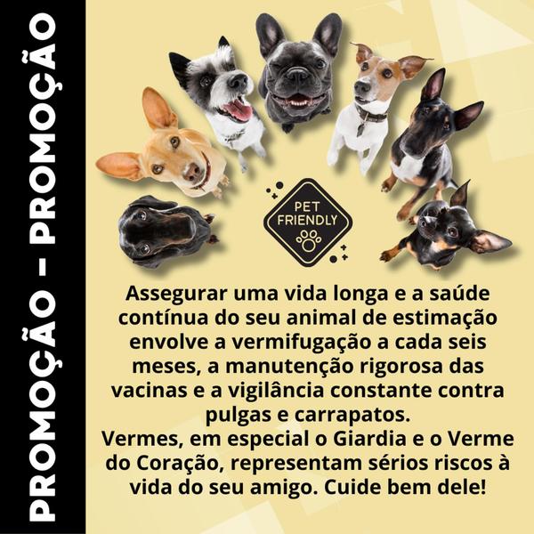 Imagem de Anti Carrapatos Vermes Pulga - 8 Comp Mastigáveis para cães de 30 A 60kg