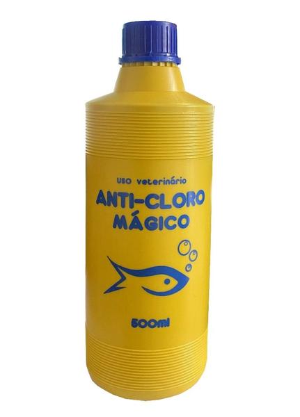 Imagem de Anti Cloro Instantâneo Para Aquários E Lagos 500 Ml - Mágico