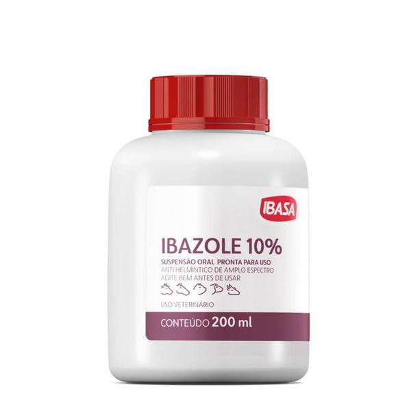 Imagem de Anti-helmíntico Ibasa Ibazole 10% para Bovinos, Equinos, Ovinos, Suínos e Caprinos