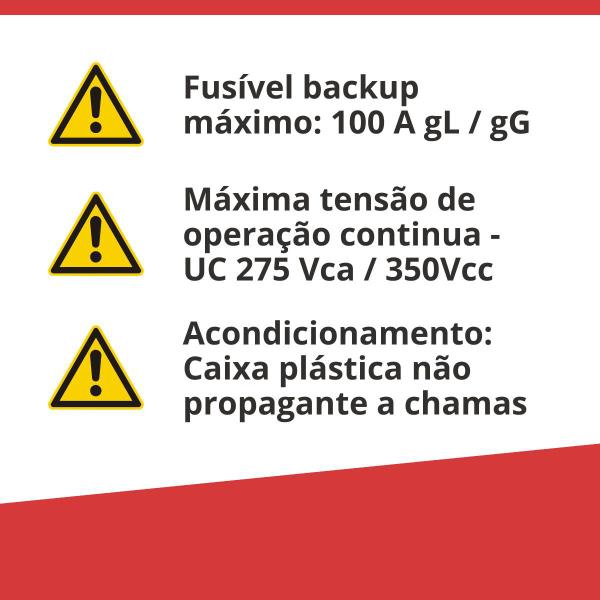 Imagem de Anti Raio DPS Clamper Protetor Surto Elétrico Vcl 275v 20ka