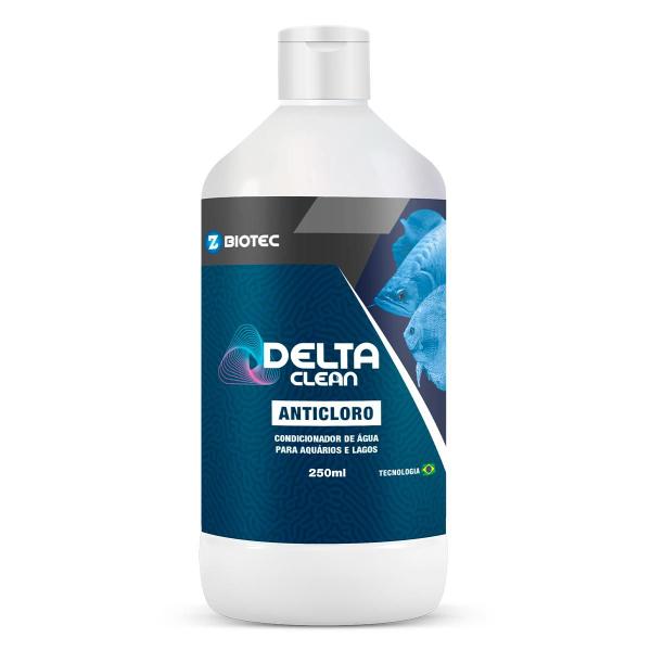 Imagem de Anticloro Delta Clean 250ml - Condicionador de Água para Aquário