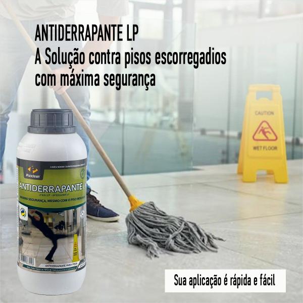 Imagem de Antiderrapante Lp Pisos Porcelanato Granito Pisoclean Kit 3