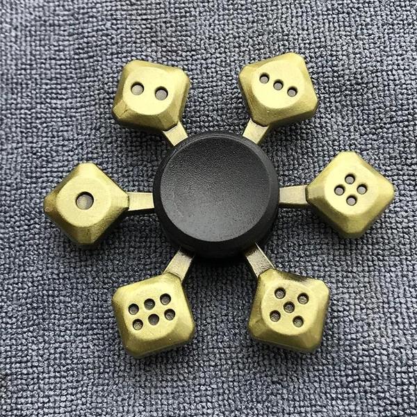 Imagem de Antigo Bronze Fidget Dedo Girador Liga De Metal Mão Spinner Alívio Do Estresse Brinquedo Para