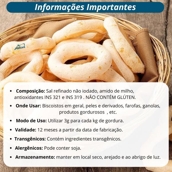 Antioxidante BASS Evita Ranço - 1kg - Adicel Ingredientes Imagem de Antioxidante BASS Evita Ranço - 1kg