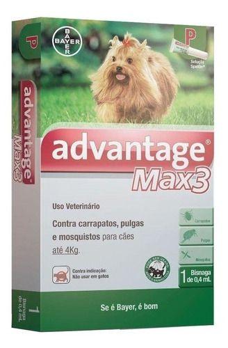 Imagem de Antipulga E Carrapato Elanco Advantage Max3 0,4ml Caes