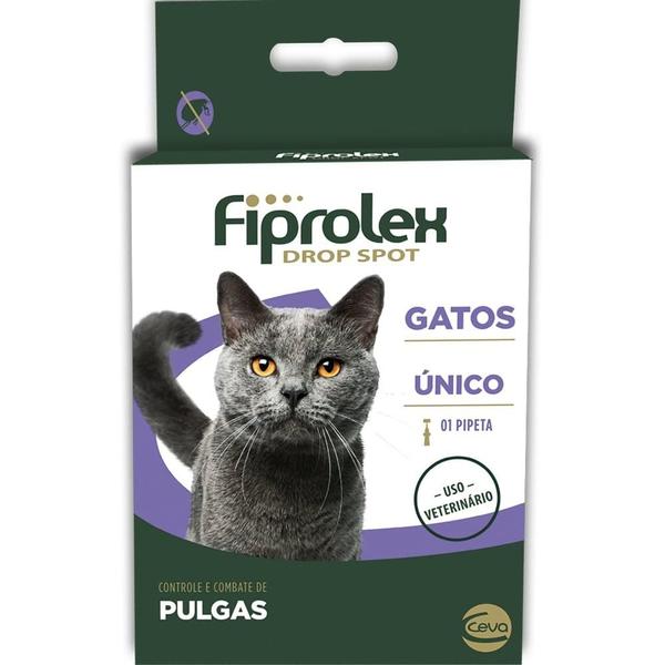 Imagem de Antipulgas Ceva Fiprolex Drop Spot para Gatos de 0,5 mL - 1 Unidade