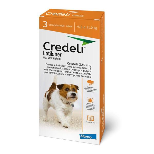 Imagem de Antipulgas Credeli 225mg Cães 5,5 a 11kg