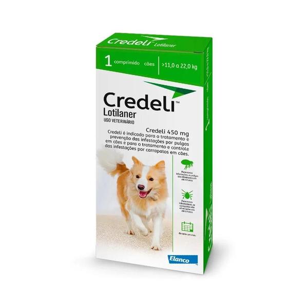 Imagem de Antipulgas Credeli Elanco Para Cães 11 a 22kg - 450mg