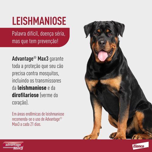 Imagem de Antipulgas E Carrapatos  Advantage Max3  Cães De 10 A 25kg