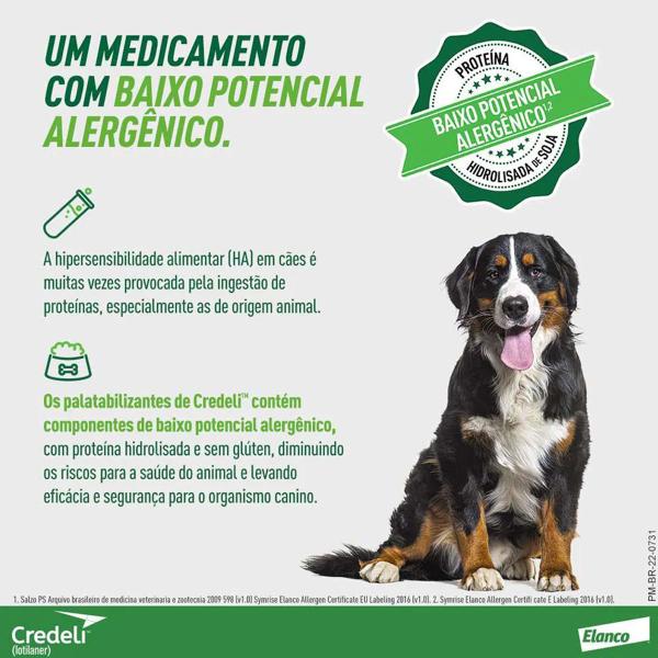 Imagem de Antipulgas e Carrapatos Credeli 450 mg 11 a 22 kg Cães