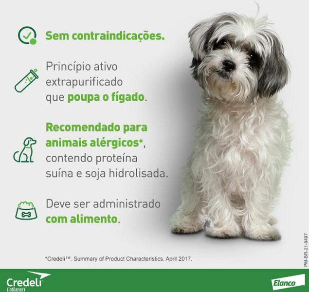 Imagem de Antipulgas e Carrapatos Credeli Lotilaner para Cães de 1,3 a 2,5 Kg