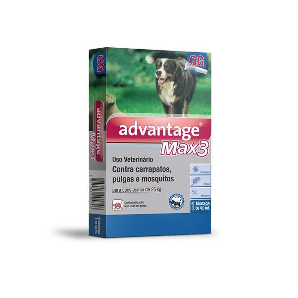 Imagem de Antipulgas E Carrapatos Elanco Advantage Max3 4,0ml Bisnaga