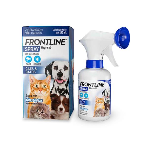 Imagem de Antipulgas e Carrapatos Frontline Spray Cães e Gatos