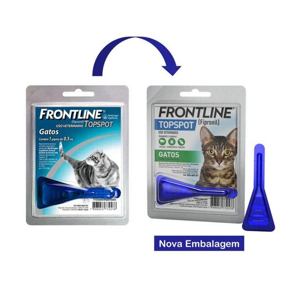 Imagem de Antipulgas E Carrapatos Frontline TopsPot Para Gatos 9 unid