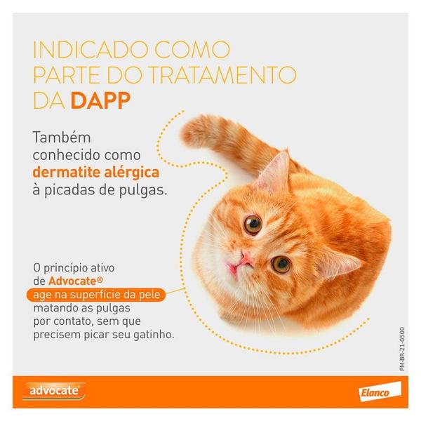 Imagem de Antipulgas Elanco Advocate para Gatos até 4 Kg - 1 Bisnaga