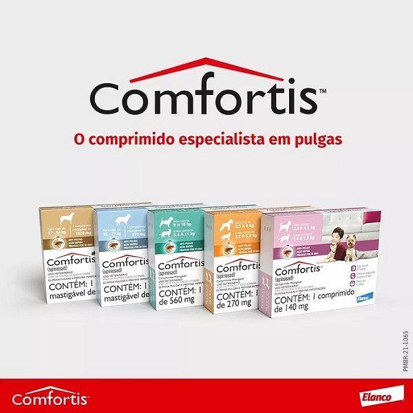 Imagem de Antipulgas Elanco Comfortis 560mg Cães de 9 a 18kg e Gatos de 5,4 a 11kg