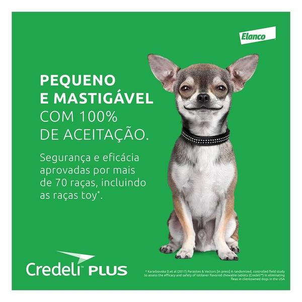 Imagem de Antipulgas Elanco Credeli Plus para Cães de 2,8 a 5,5 kg - 1 Comprimido