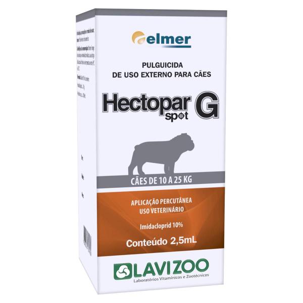 Imagem de Antipulgas Para Cachorro de 10 a 25kg Hectopar Spot G Pulguicida