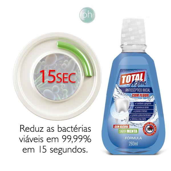 Imagem de Antisséptico Bucal 260ml - Total Action