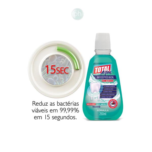 Imagem de Antisséptico Bucal 260ml - Total Action