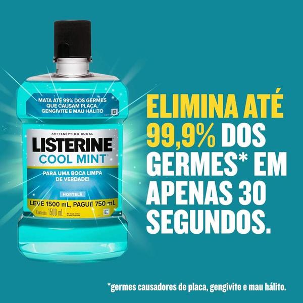 Imagem de Antisséptico Bucal Cool Mint Listerine 1500ml