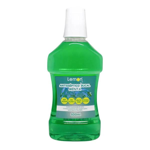 Imagem de Antisseptico bucal lemon 500ml menta