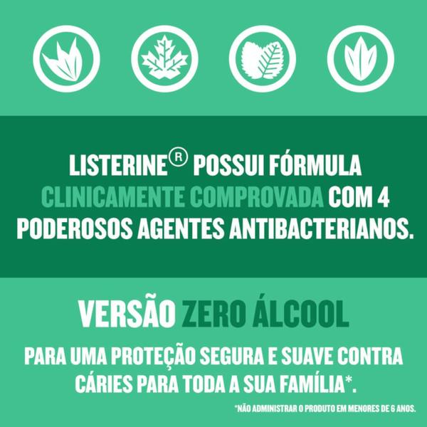 Imagem de Antisséptico Bucal Listerine Anticáries Zero Álcool 500ml