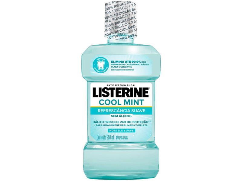 Imagem de Antisséptico Bucal Listerine Sem Álcool - Cool Mint Zero 250ml