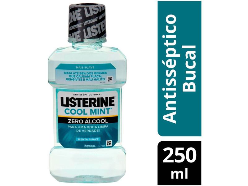 Imagem de Antisséptico Bucal Listerine Sem Álcool - Cool Mint Zero 250ml