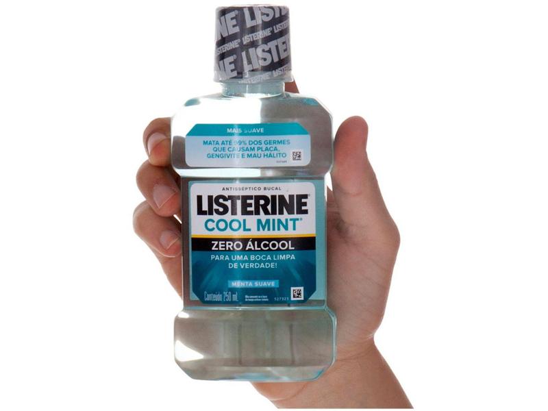 Imagem de Antisséptico Bucal Listerine Sem Álcool - Cool Mint Zero 250ml