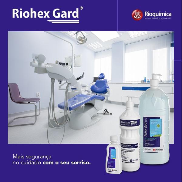 Imagem de Antisséptico Bucal Riohex Gard 0,12% c/ Pump 1 L Rioquímica