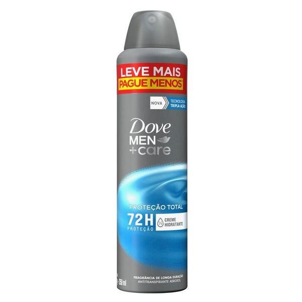 Imagem de Antitranspirante Aerosol Dove Men+Care Proteção Total 250 ml