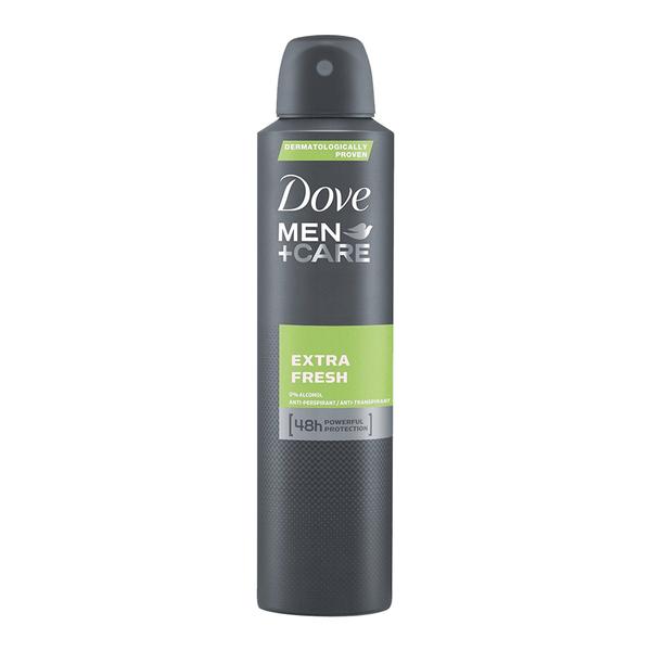 Imagem de Antitranspirante Dove Men+Care Extra Fresh 250 ml 48 horas, pacote com 6