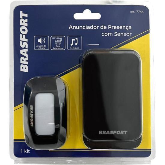 Imagem de Anunciador De Presença Com Sensor Brasfort Preto