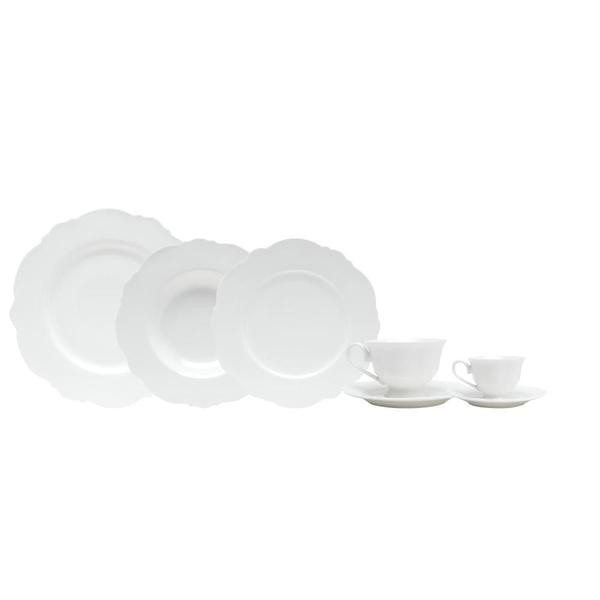 Imagem de Ap jantar 42pc porcelana maldivas branco wolff