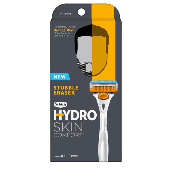 Imagem de Apagador Razor Schick Hydro Stubble com 2 lâminas de recarga